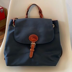 Dooney and Bourke Backpack Purse Navy Blue